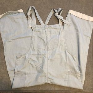 Wide Leg Cotton OverAlls